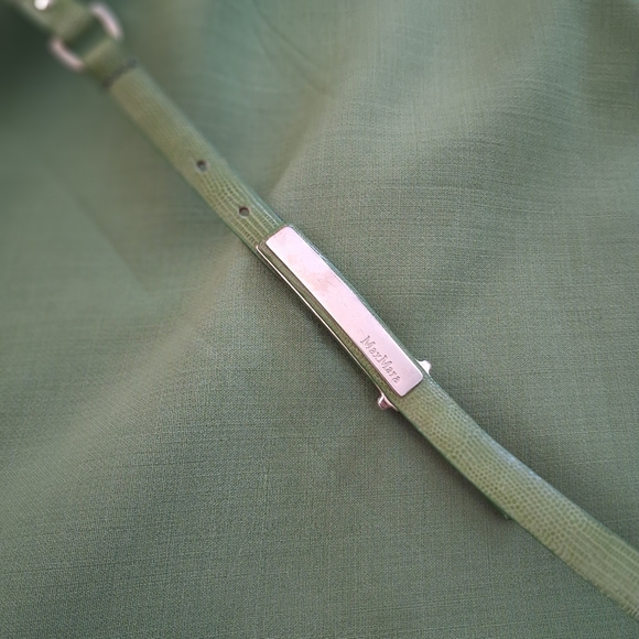 Max Mara Green Sheath Dress With Belt - Picture 7 of 15